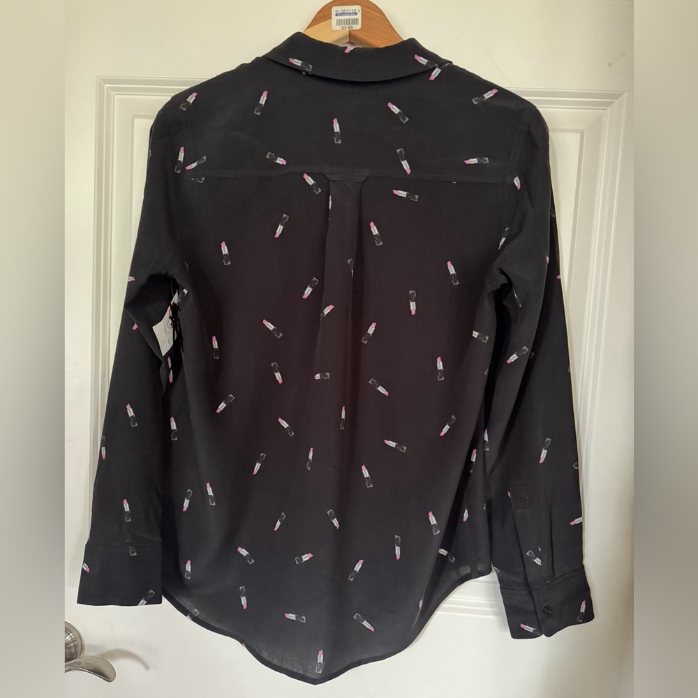 NWT Rails Lipstick Silk Blouse - Picture 2 of 9